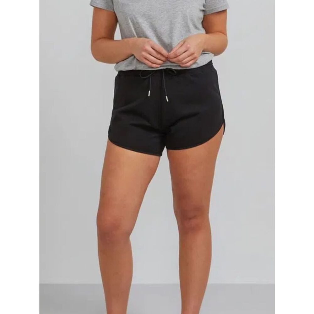 Ninety Percent Organic Cotton Running Shorts Black Women’s Medium